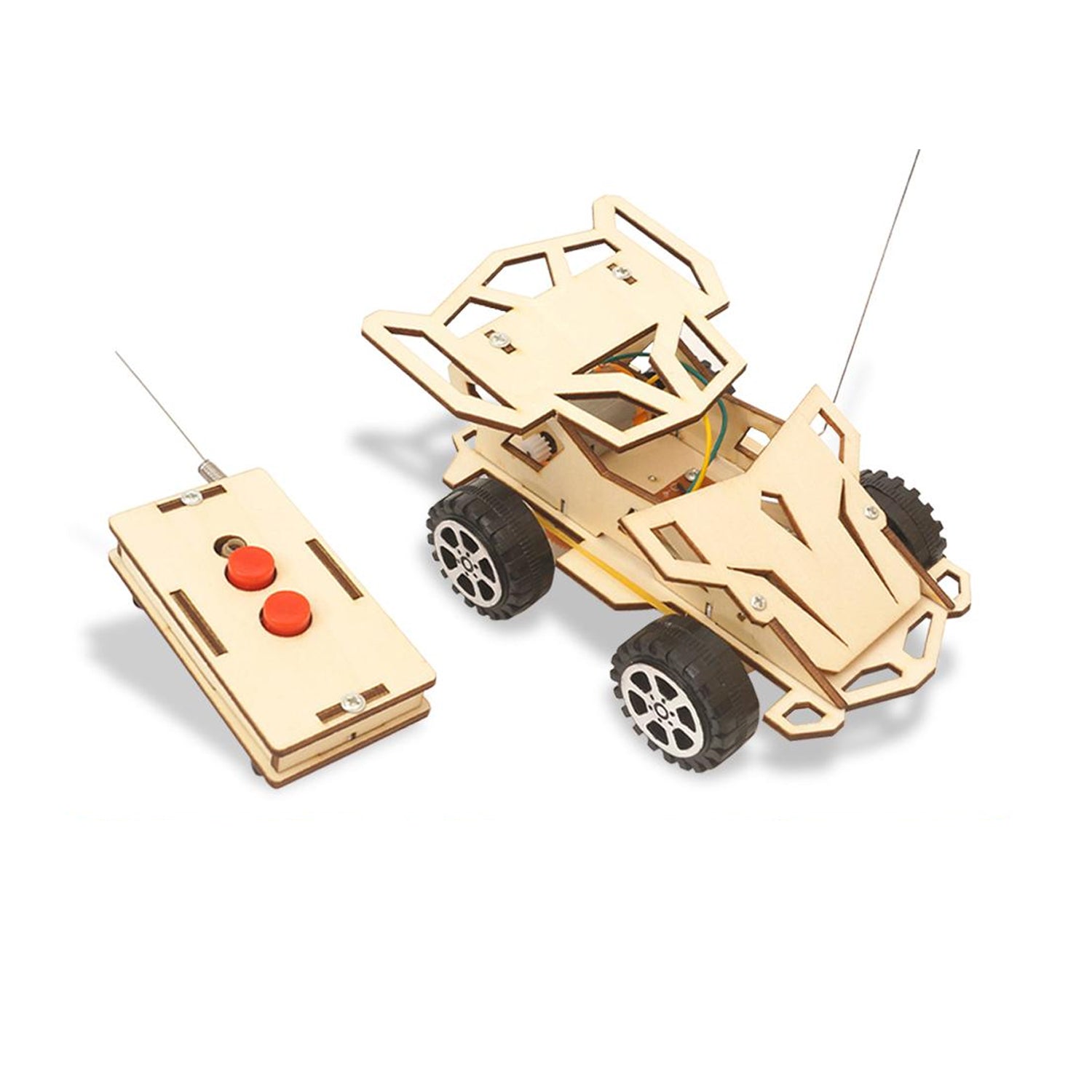 Wooden RC Car Kit 🚗🔧 Slide 1